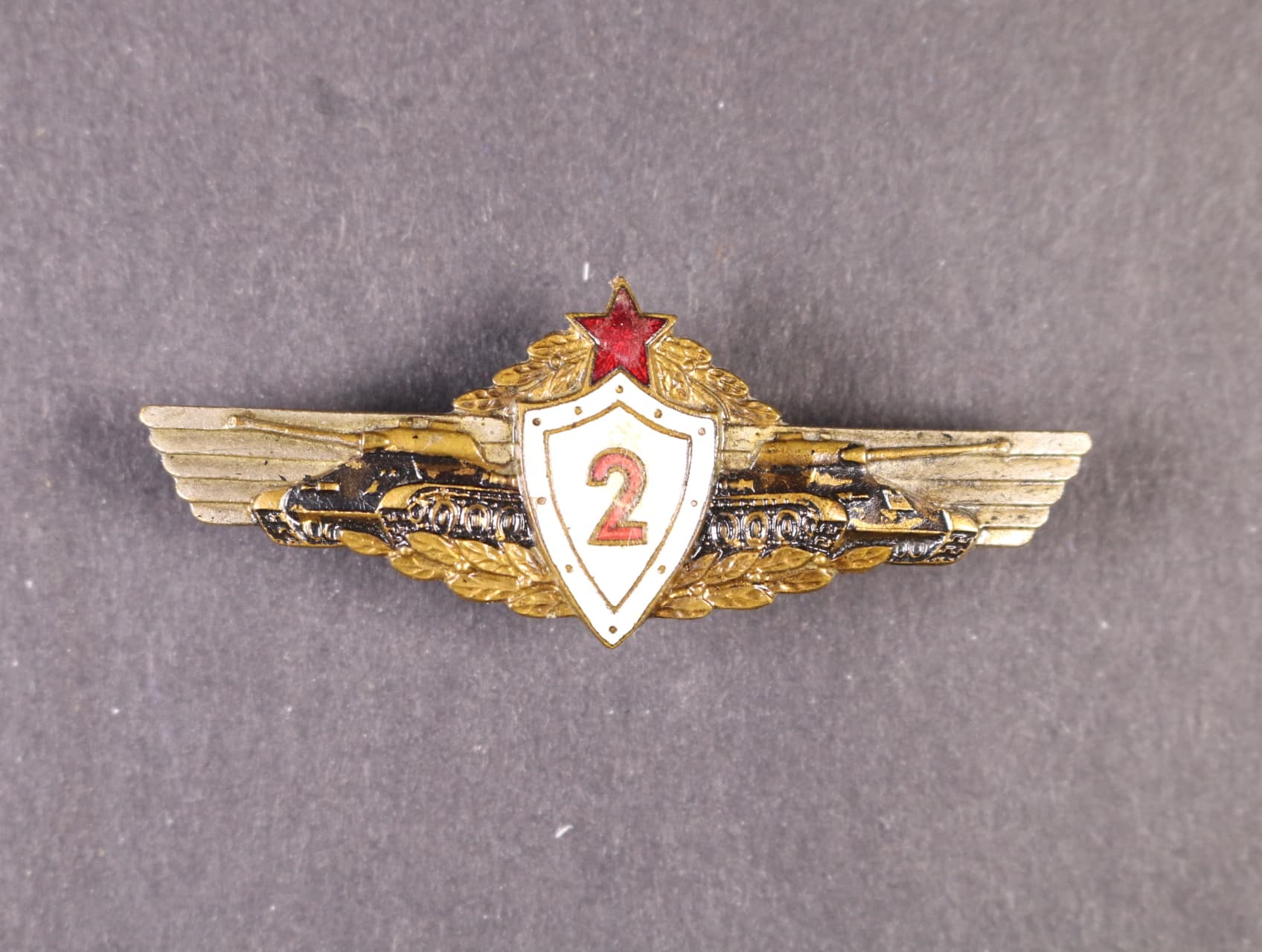 Odznak třídního specialisty tankového vojska 1956 - 1968 2.třídy č.08383