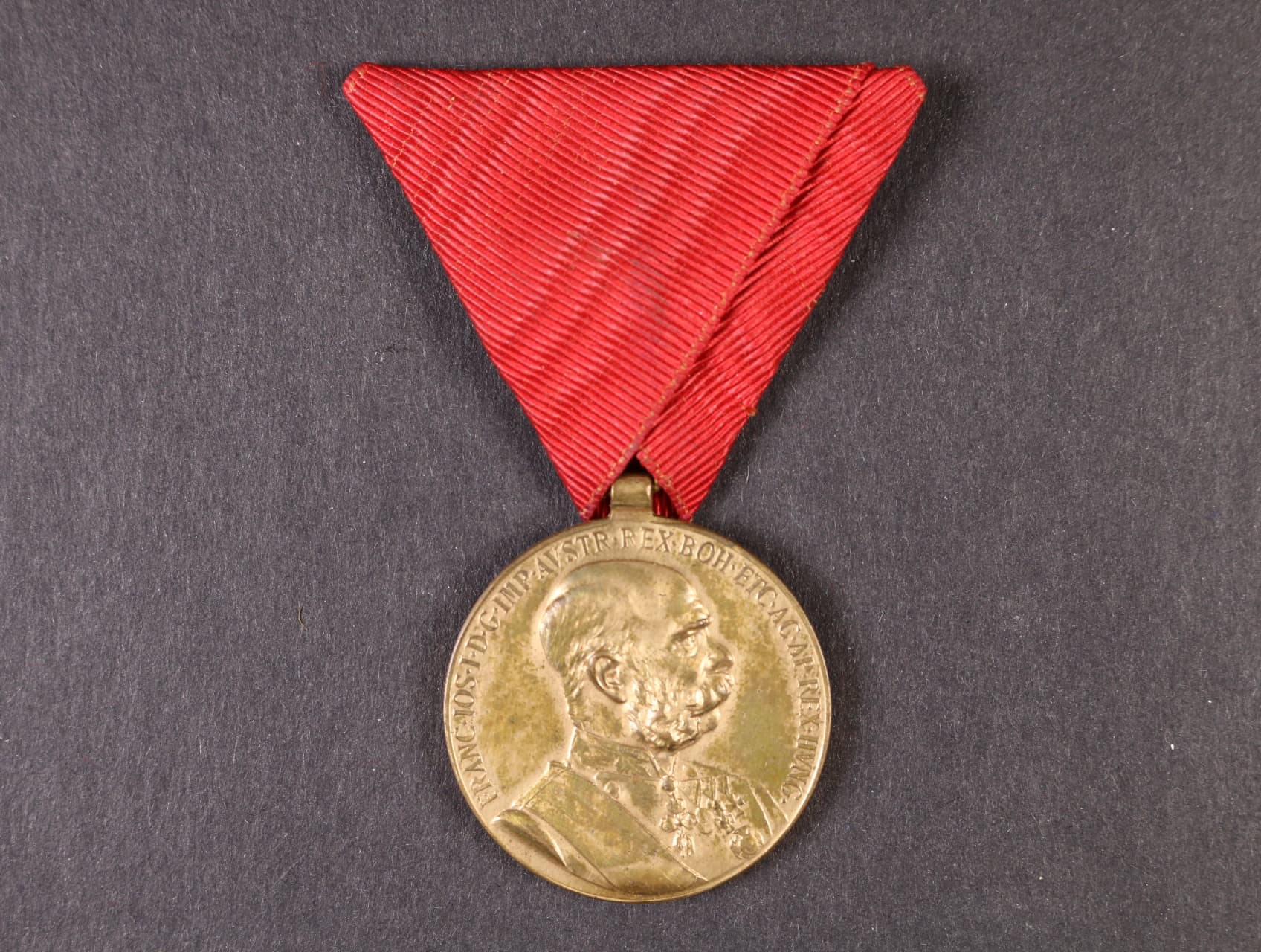 Vojenská jubilejní pam. medaile z r.1898, původní stuha
