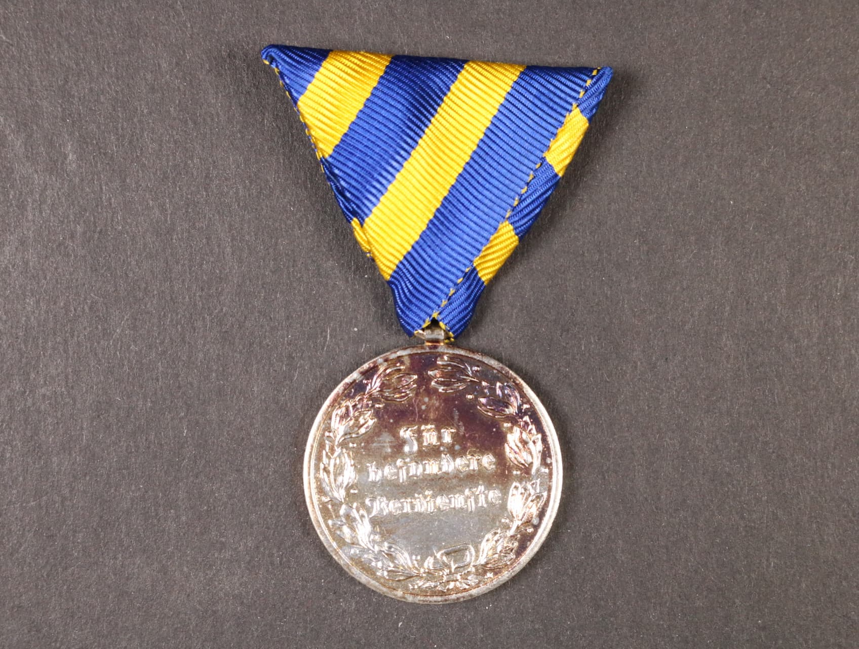 Medaile Za zvláštní službu Zemského veteránského spolku Dolní Rakousko stříbrná