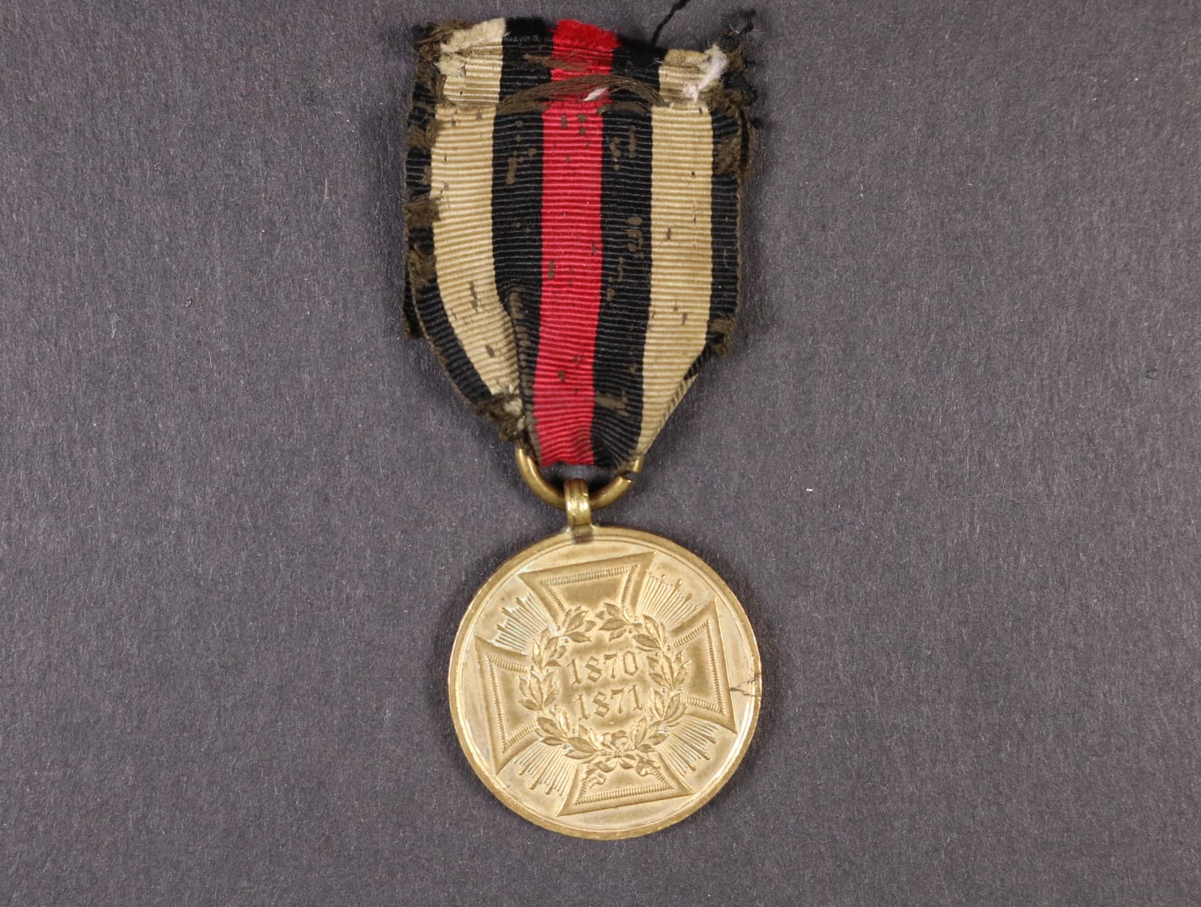 Válečná pamětní medaile 1870-71, na stuze pro bojovníky