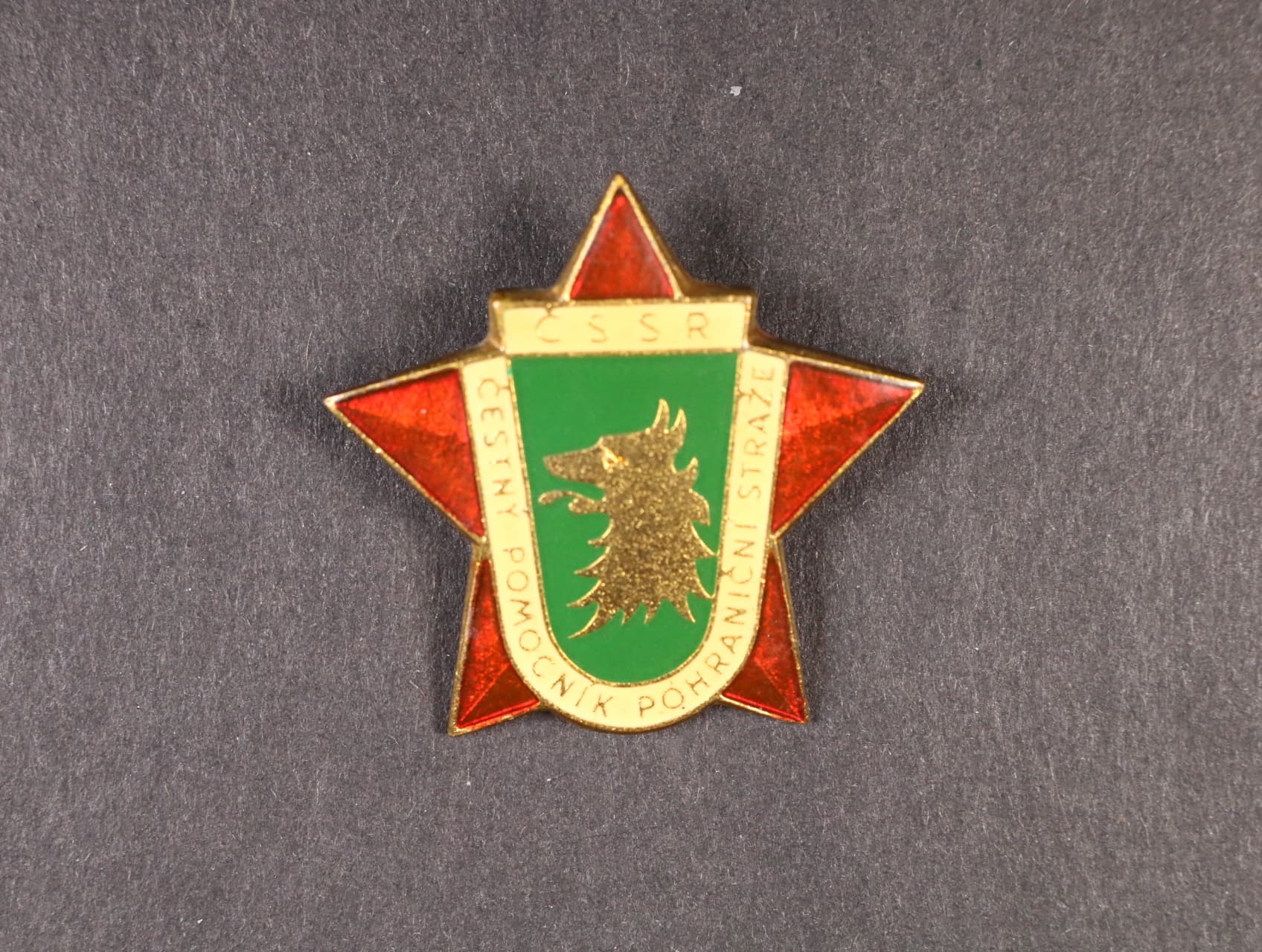 Odznak čestný pomocník pohraniční stráže, starší provedení, výrobce M.K.