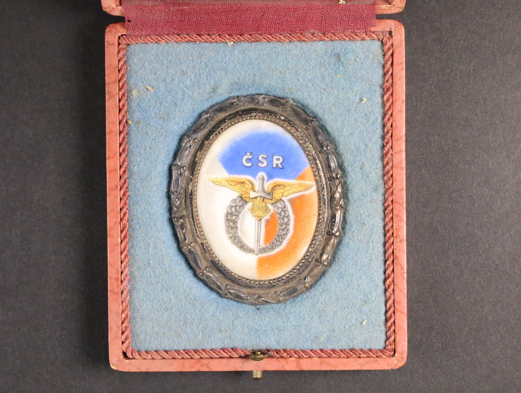 Pamětní plaketa Národní letecké sbírky 1946 v originální etui, 1 ks.