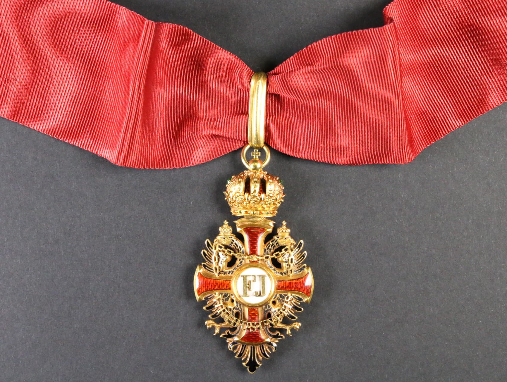 Řád Františka Josefa I., komandér, zlato, smalty, vydání do roku 1867, nepuncovaný