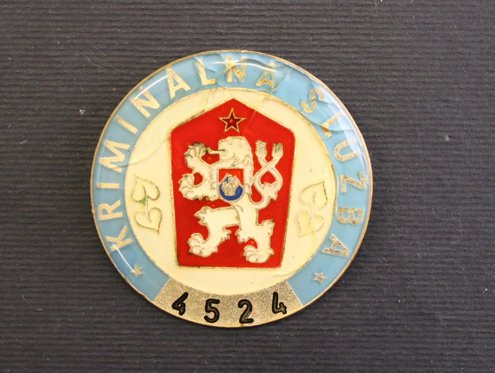 Odznak kriminální služby, slovenská verze