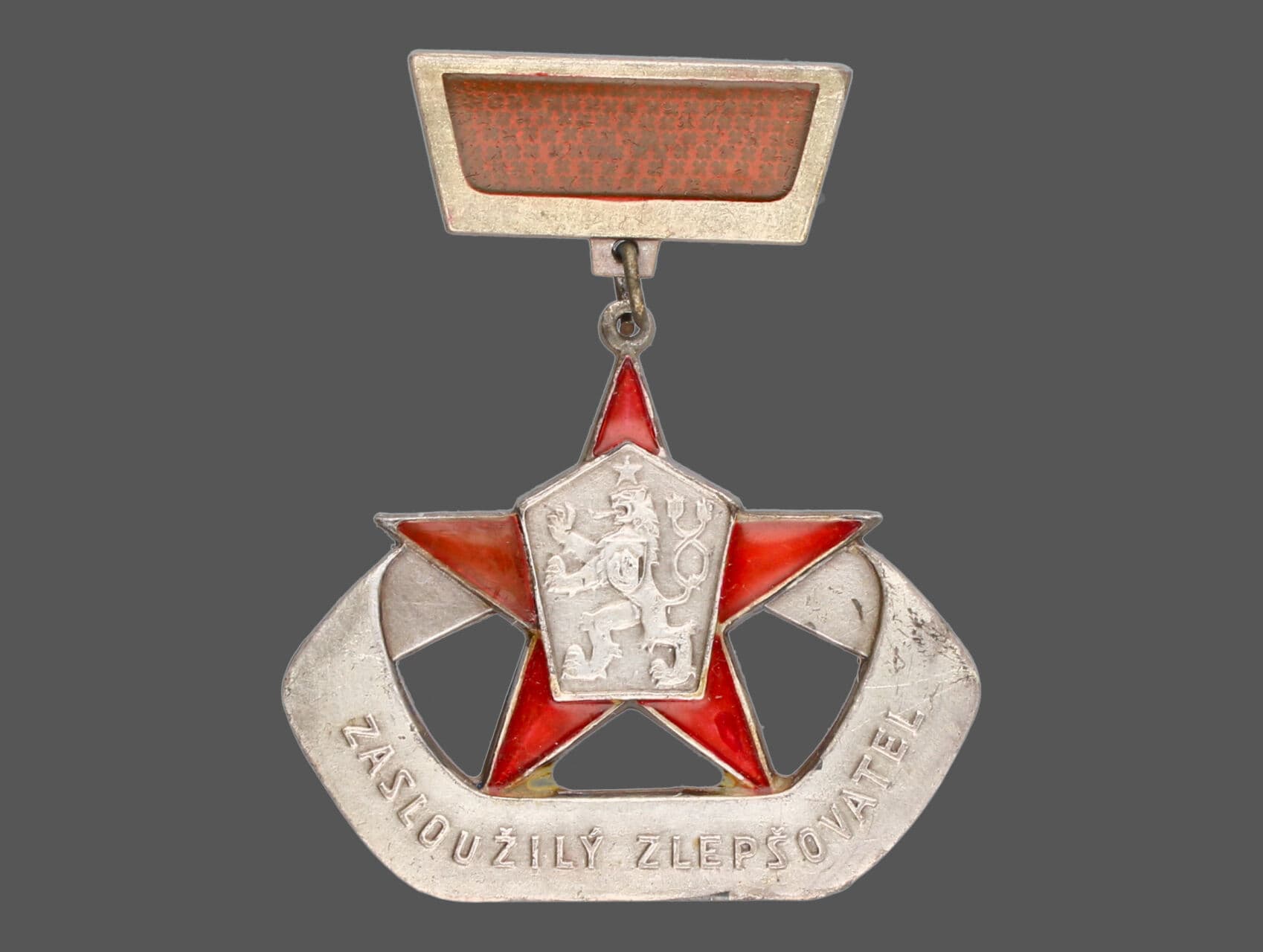 Čestný odznak ZASLOUŽILÝ ZLEPŠOVATEL stříbrný