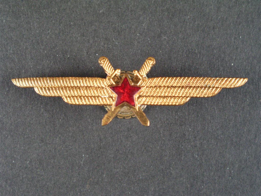 Odznak pilota beztřídního 1954-68 č.1748