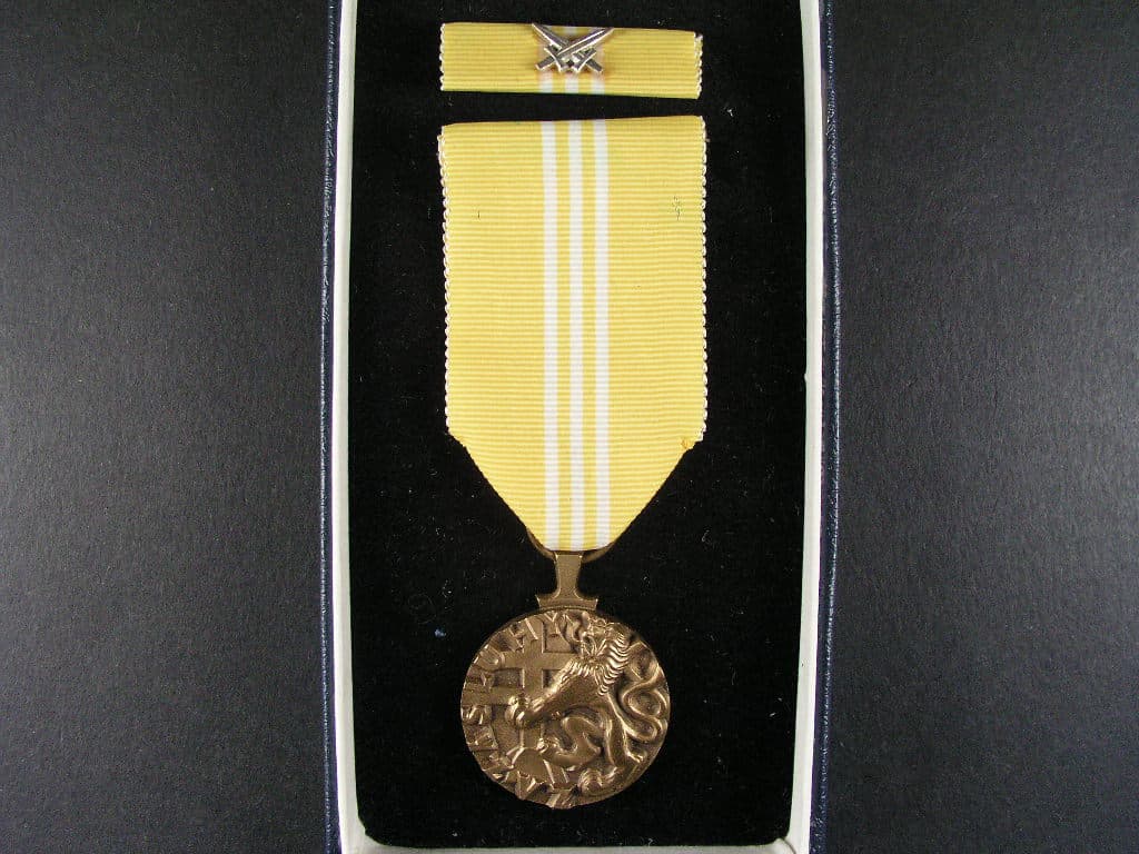 Medaile Za zásluhy III. stupeň, Bronz