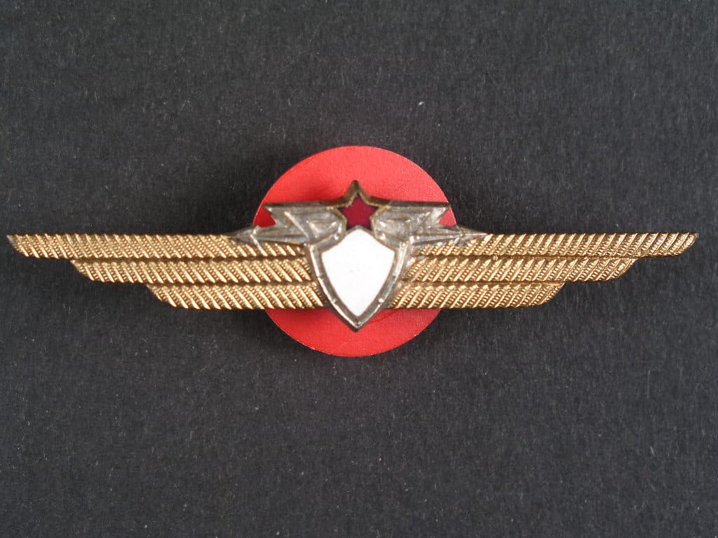 Odznak třídního specialisty letectva 1954-68. Palubní radista bez třídní. č.151