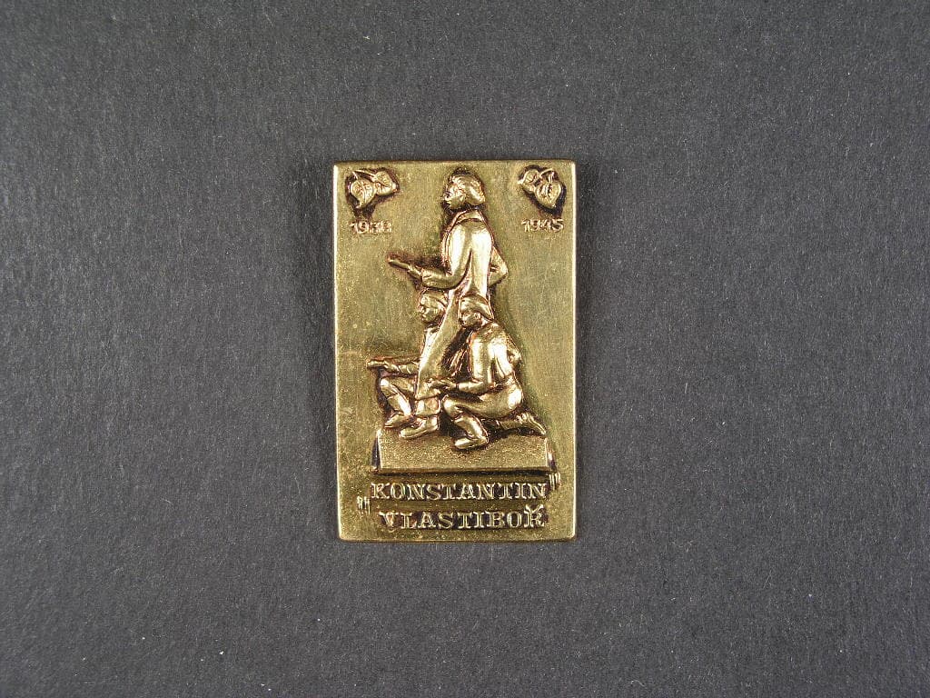 Odznak partyzánské skupiny Konstantin Vlastiboř