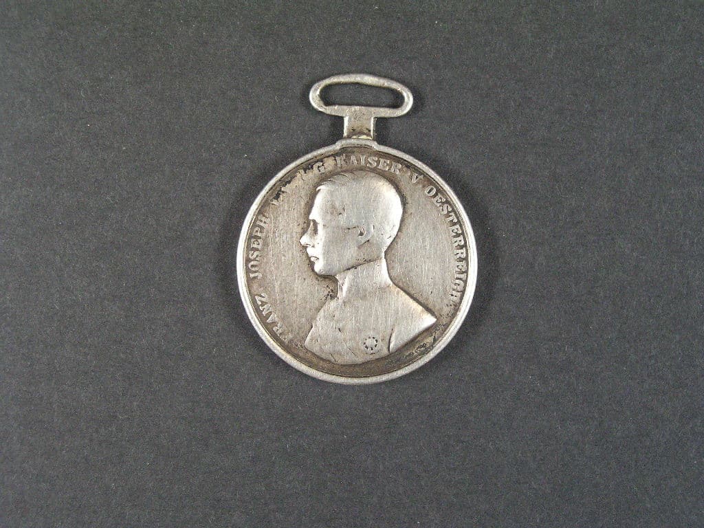 Stříbrná medaile za statečnost, 2. třídy 1859-66