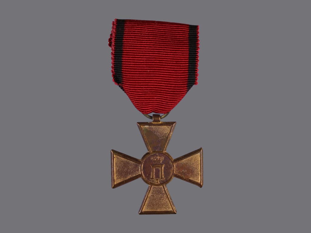 Pamětní kříž na balkánské války z r. 1913, nová stuha