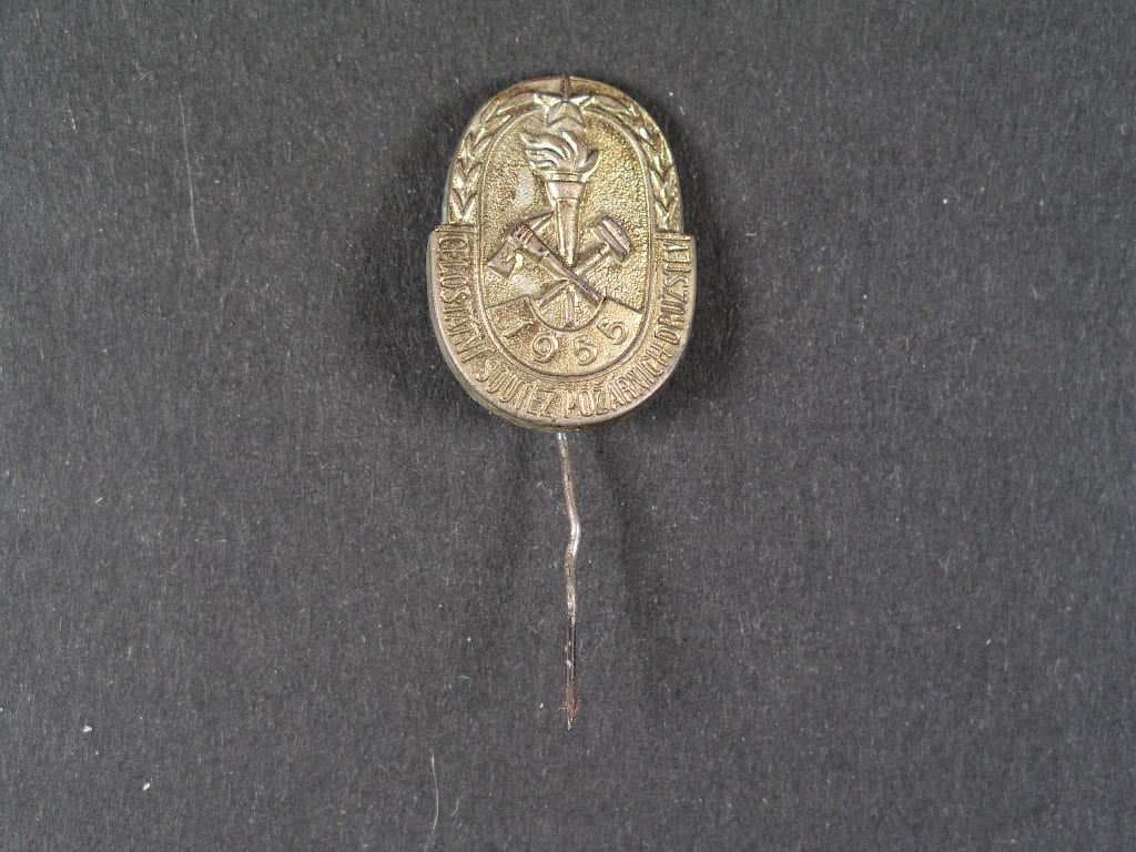 Odznak k celostátní soutěži požárních družstev 1955