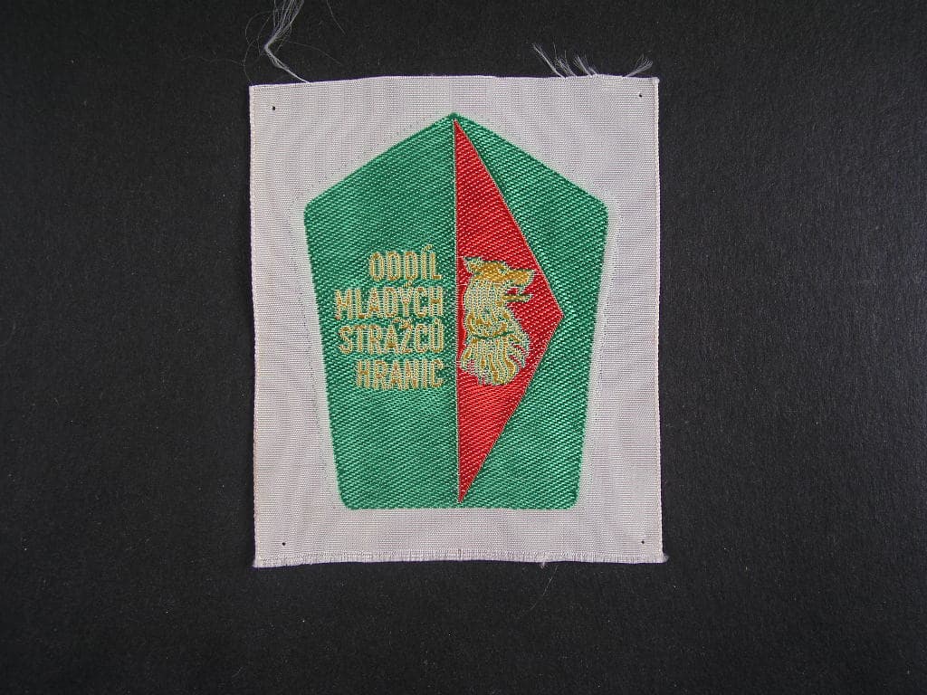 Nášivka oddílu mladých strážců hranic