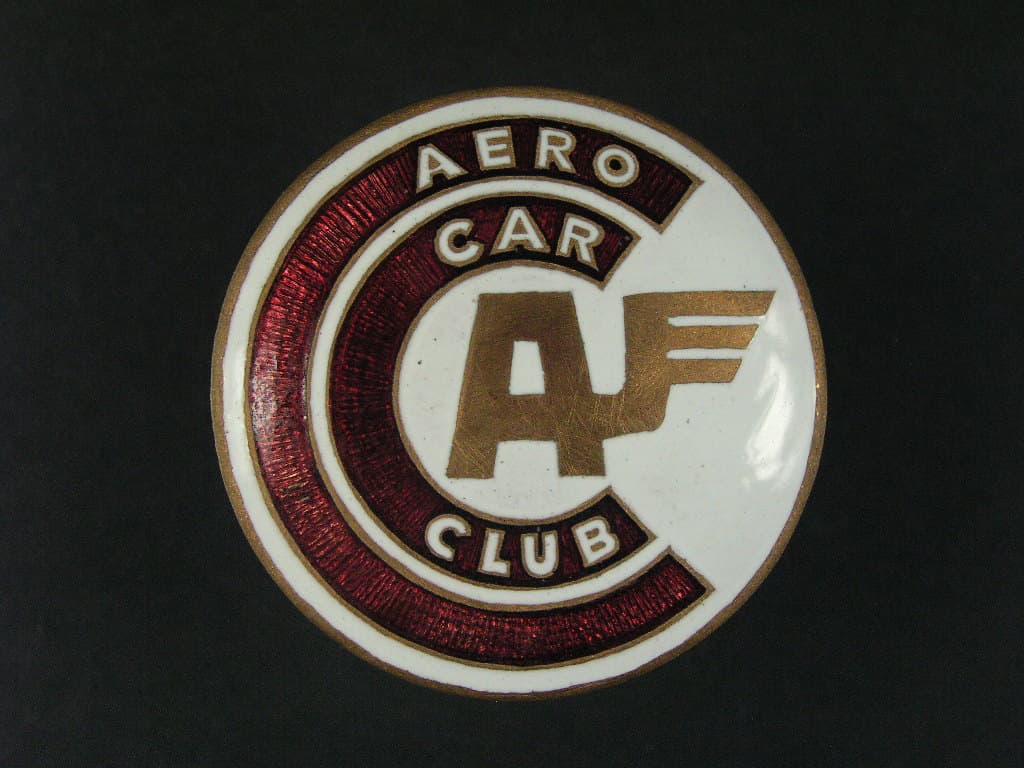 Odznak na chladič AERO CAR CLUB