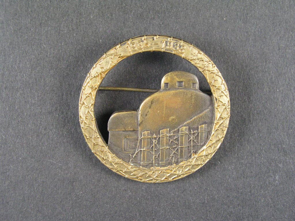 Pevnostní odznak 1938-1948, na jehlu