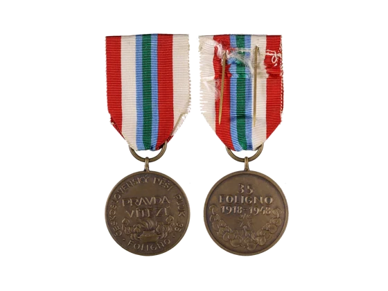 Pamětní medaile 35. pěšího pluku FOLIGNO, N75, VM110