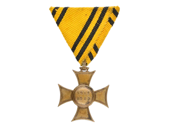 Mobilisační kříž 1912-13, původní stuha