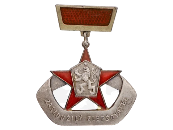 Čestný odznak ZASLOUŽILÝ ZLEPŠOVATEL stříbrný