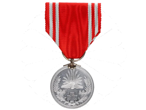 Záslužná medaile Červeného kříže, hliník, poválečná výroba..