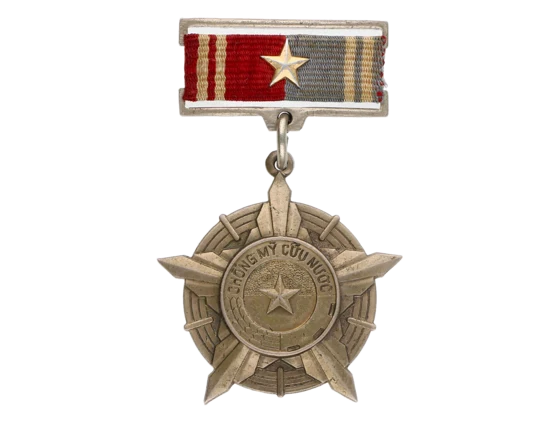 Severovietnamská medaile Proti Americe, Za záchranu země