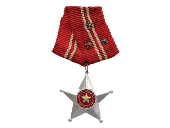 Medaile Za zásluhy o budování armády II. třídy (za 10 let služby)